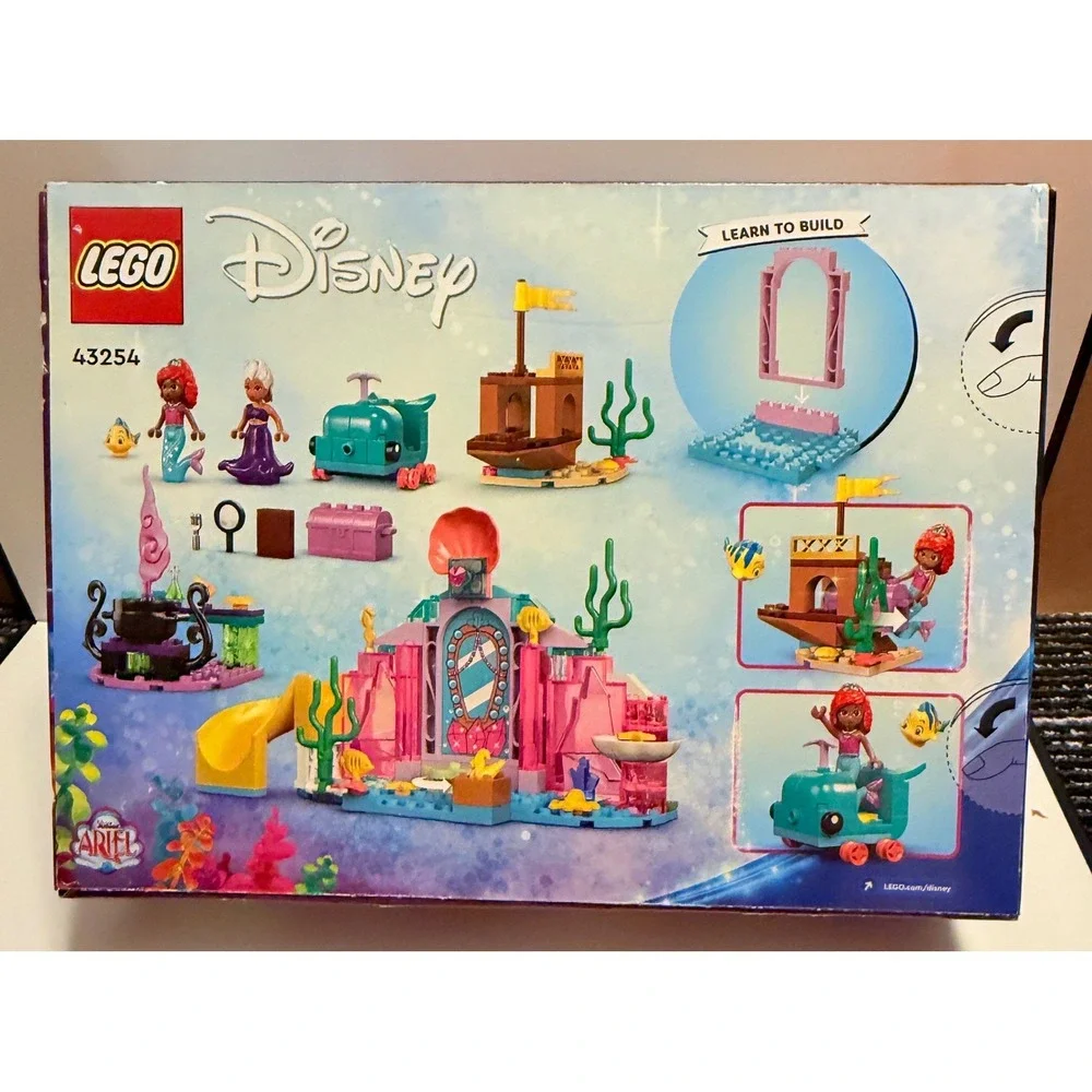 LEGO Disney Ariel's Crystal Cavern Kids 141pc Multi NEW 43254 Mermaid Set